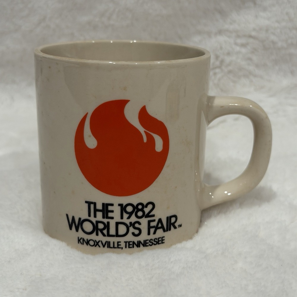1982 Knoxville World's Fair USA Coffee Mug - World's Fairs Theme Antique Vtg